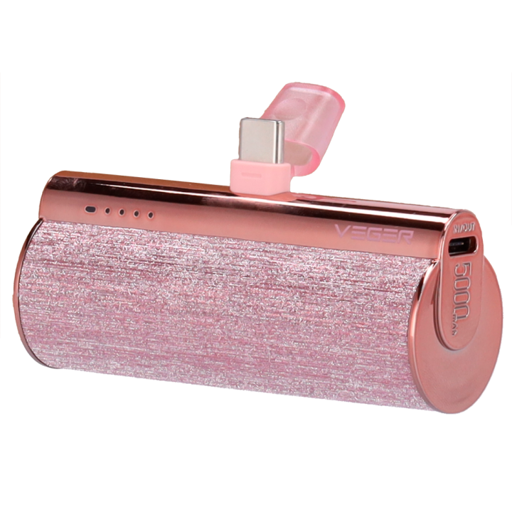 VEGER VG-W0573-R Powerbank 5000 mAh Pink