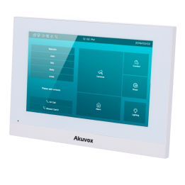 AKUVOX AK-C313W-W IP video durvju zvans ar Wi-Fi, 1080p kameru, IR nakts redzamību, Tuya viedo lietotni