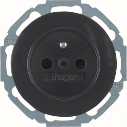 Hager WL2180 2xRJ45 Cat.6 FTP priekšpuse - balta