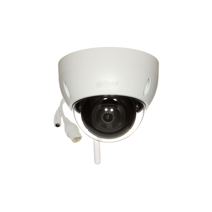 Dahua IPC-HDBW1230DE-SW-0280B 2MP IR fiksēta fokusa Wi-Fi kupola tīkla kamera, IP67 āra