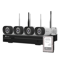 NIVIAN NV-KIT1030W6-4CAM-1TB 4ch 6MP NVR komplekts 1TB