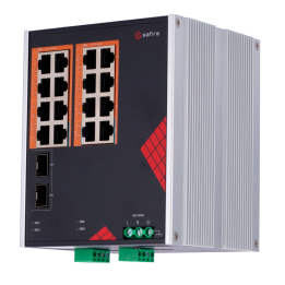 SAFIRE SF-SWI1816HIPOE-GF-AC-260-DIN PoE+ коммутатор 11 портов 260 Вт