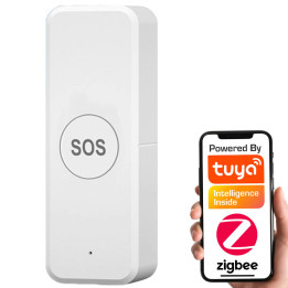 SOS trauksmes pogas barošana ar akumulatoru ZigBee Tuya