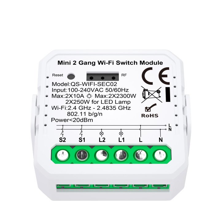 Immax NEO LITE Smart Controller V7 2-Button WiFi - Temperature & Humidity Sensor 07571L