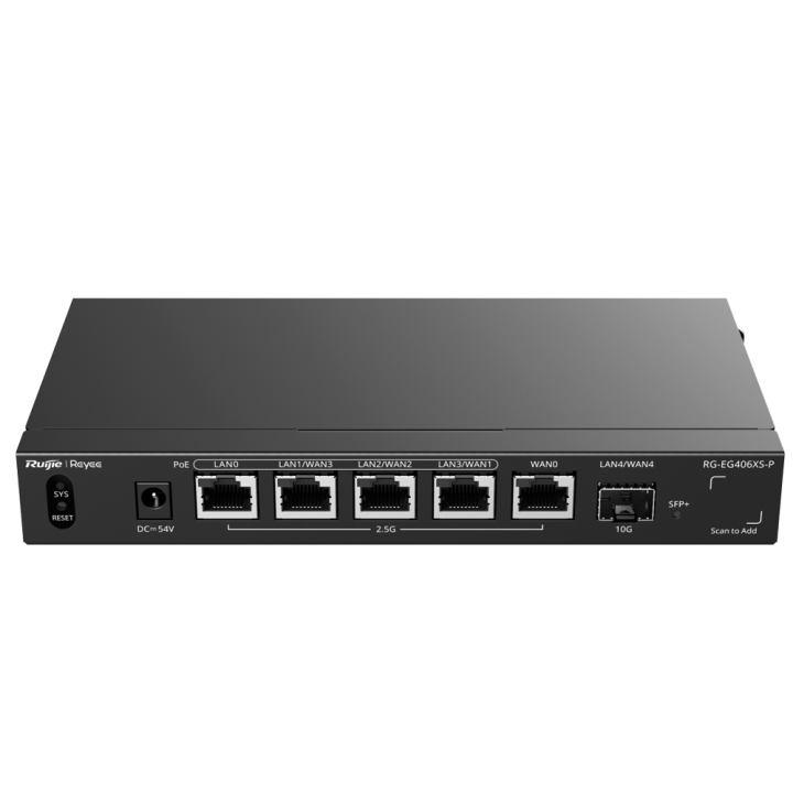REYEE RG-EG406XS-P Гигабитный маршрутизатор 2500 Мбит/с