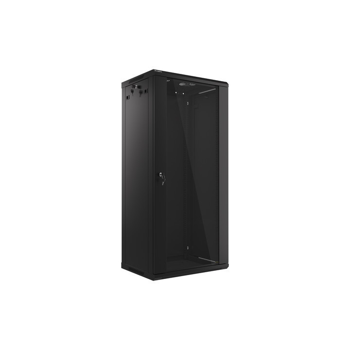 Lanberg :: Rack Cabinet 19” Sienas stiprinājums 27U/600X450 (plakans iepakojums) V2 Black LANBERG