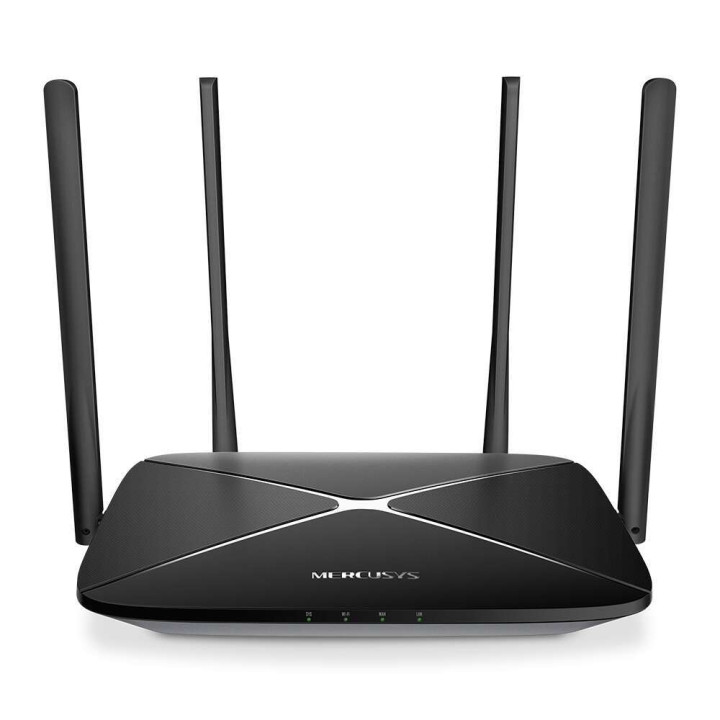 Роутер TP-LINK Mercusys AC12G AC1200 Dual Band WiFi 5 Gigabit, 4xLAN 1xWAN
