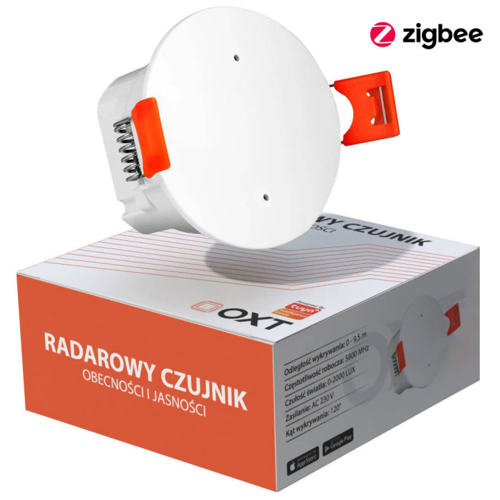 OXT viedradara klātbūtnes un spilgtuma sensors ZigBee TUYA
