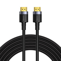 Кабель HDMI 2.0 Baseus Cafele, 4К, 3D, 5м (царно-шарый)