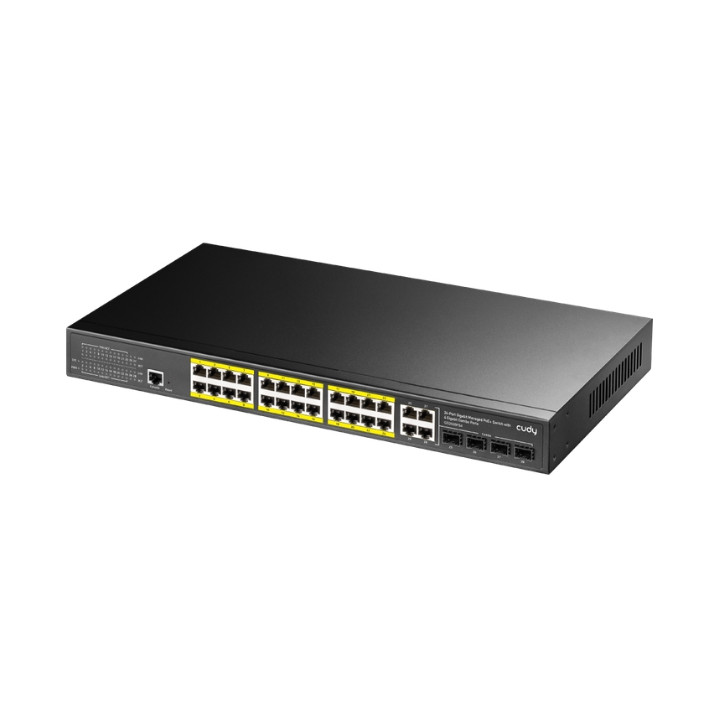 ВАЛДОМАС POE+ JUNGIKLIS GS2028PS4-300W 24 ПРИЕВАДО SFP CUDY