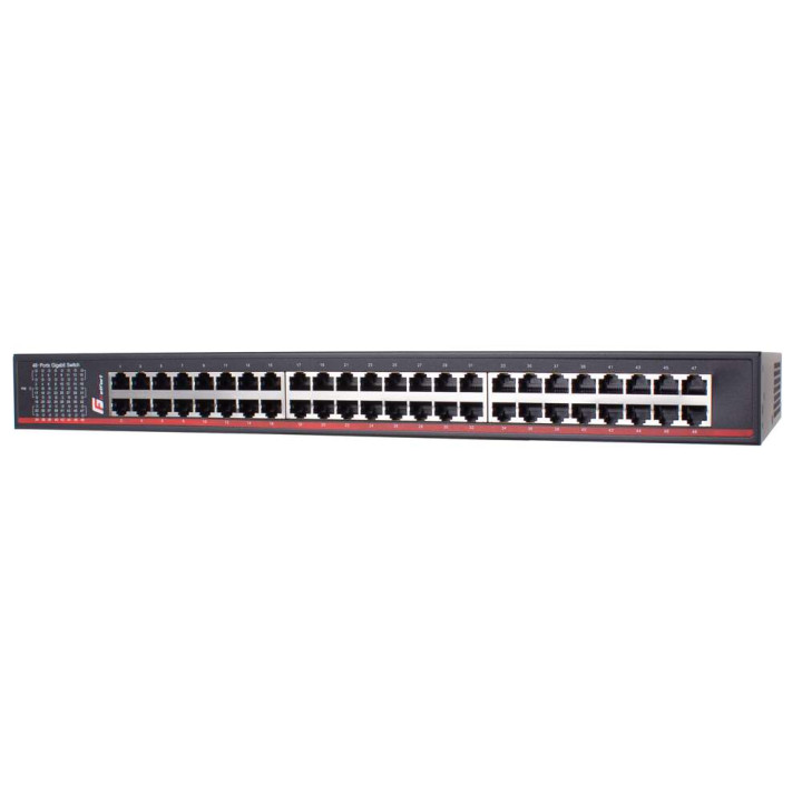 Коммутатор GETFORT на 48 портов PoE с 2x Gigabit Uplink