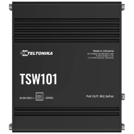 Сетевой коммутатор TELTONIKA TK-TSW101, управляемый, 5-портовый Gigabit PoE