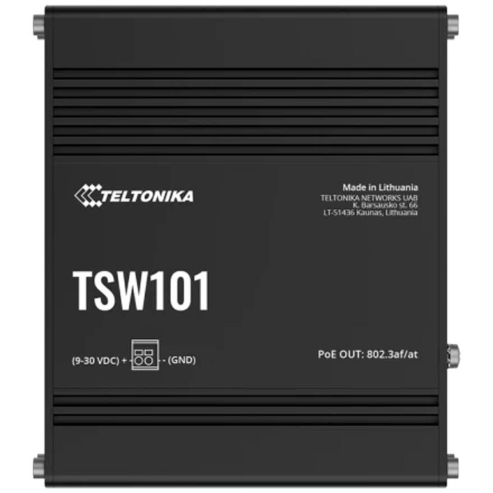 Сетевой коммутатор TELTONIKA TK-TSW101, управляемый, 5-портовый Gigabit PoE