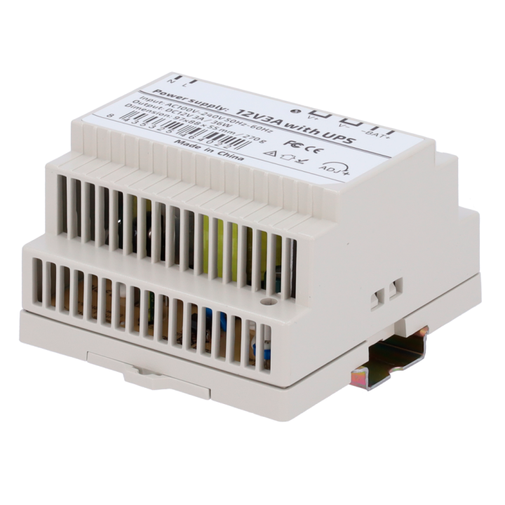 MARCA BLANCA DC12V3A-DIN-UPS-P 12V 3A ИБП
