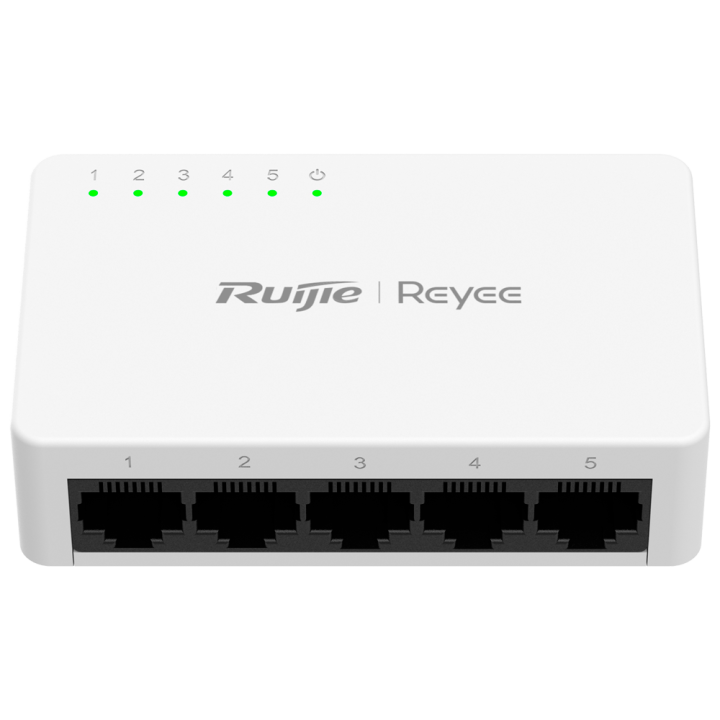 REYEE RG-ES05F 5-портовый PoE коммутатор 100Mbps