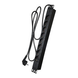 MARCA BLANCA PDU-8P1U 1U 19" стоечный БРП 8 розеток