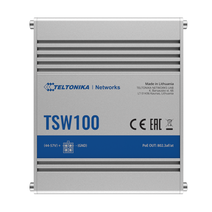 Управляемый коммутатор TELTONIKA TK-TSW100, 5 портов Gigabit PoE