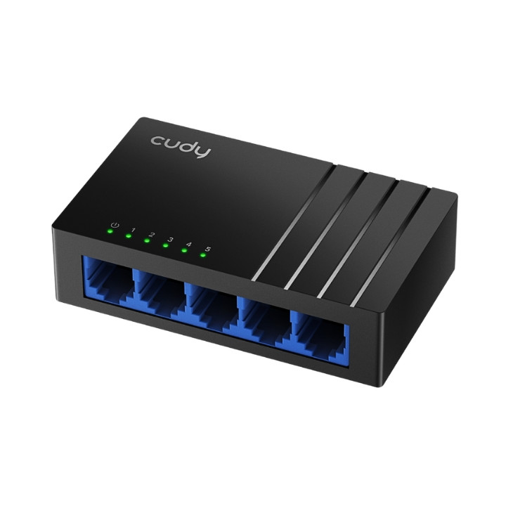 Коммутатор настольный Cudy GS105D, 5-Порт Гигабит, Неуправляемый