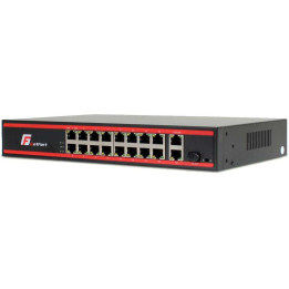 PoE коммутатор GETFORT 218G-16P-200, 16 портов, с 2 GE Uplink и 1 SFP Slot, 200W