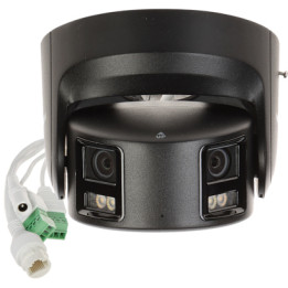 Hikvision DS-2CD2387G2P-LSU/SL(4mm)(C)/BLACK 8MP 4K ColorVu torņa IP kamera ar PoE, AI, balto gaismu