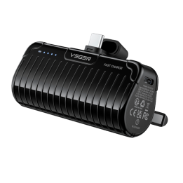 VEGER VG-W0558 5000mAh Power Bank Melns