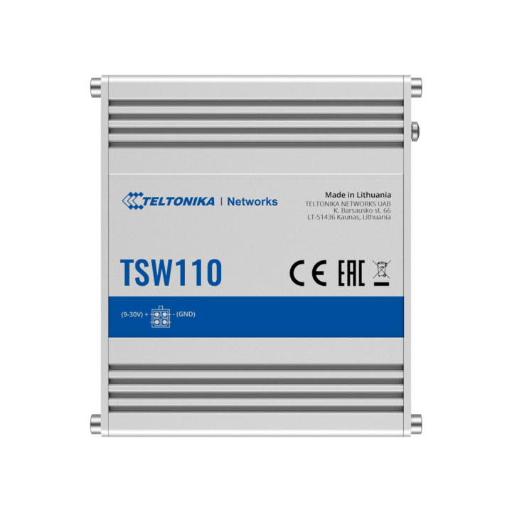 TELTONIKA TK-TSW110 5-портовый Gigabit PoE+ управляемый коммутатор