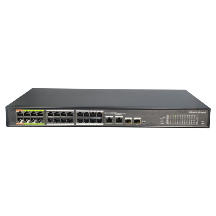X-SECURITY XS-SW2624EPOE-360 24 portu PoE+ slēdzis 360W