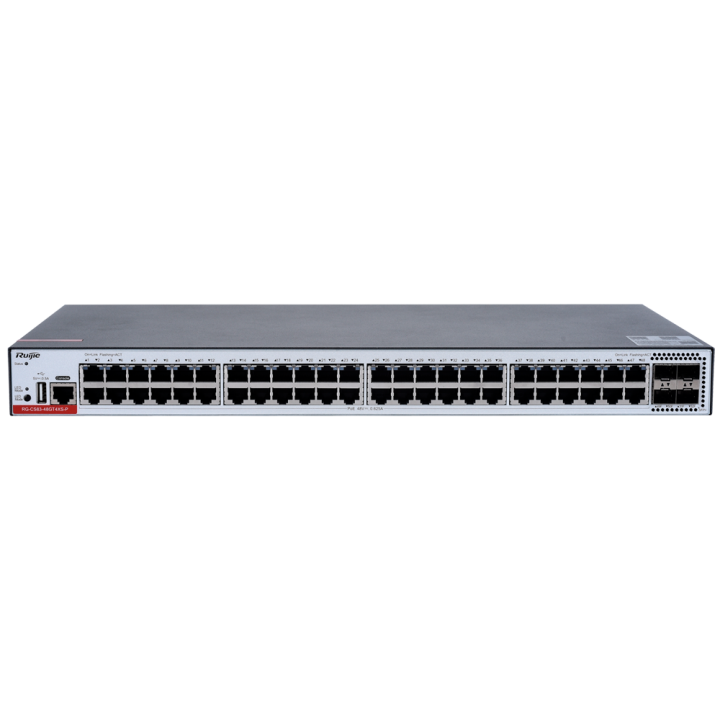 RUIJIE RG-CS83-48GT4XS-P Управляемый PoE коммутатор 48 гигабитных