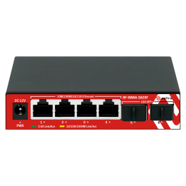 SAFIRE SF-SW06-2AZXF 5-портовый PoE коммутатор