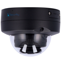 X-SECURITY XS-IPD820A-4U-WIDE-BLACK 4MP PoE kupola kamera