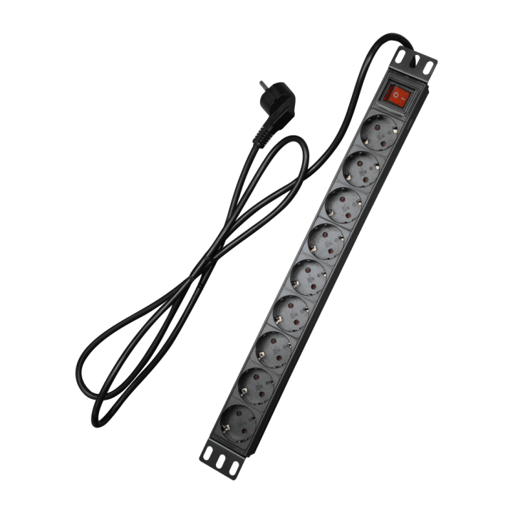 MARCA BLANCA PDU-9P1U-SWITCH 9-розеточный 1U коммутируемый PDU