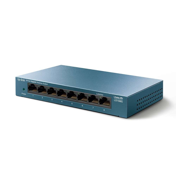 Коммутатор TP-Link LS108G LiteWave 8-Port Gigabit Desktop Switch