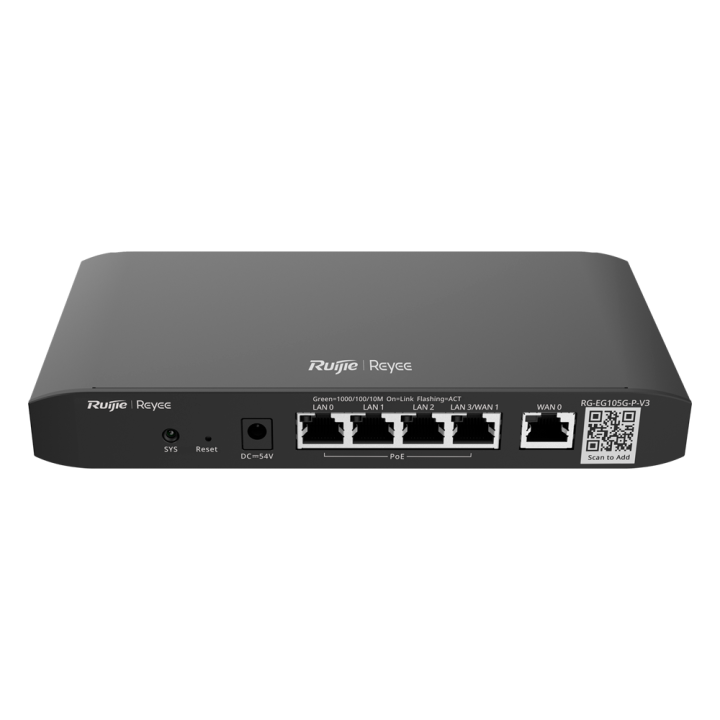 REYEE RG-EG105G-P-V3 гигабитный PoE-маршрутизатор