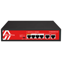 SAFIRE SF-SW0604HIPOE-G-60 5-портовый PoE коммутатор