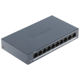ПЕРЕКЛЮЧАТЕЛЬ POE DS-XS0110-P 8 ПОДКЛЮЧЕНИЕ Hikvision