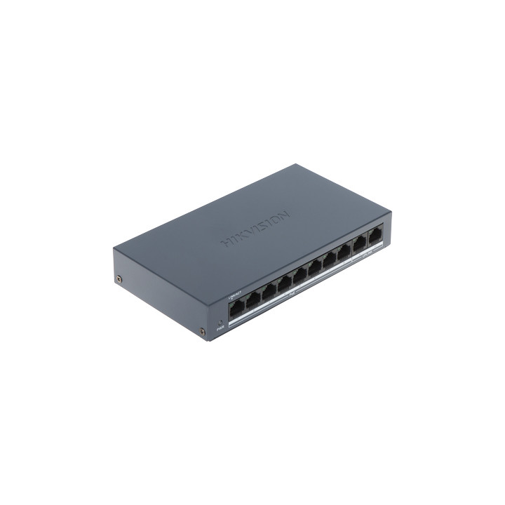 ПЕРЕКЛЮЧАТЕЛЬ POE DS-XS0110-P 8 ПОДКЛЮЧЕНИЕ Hikvision
