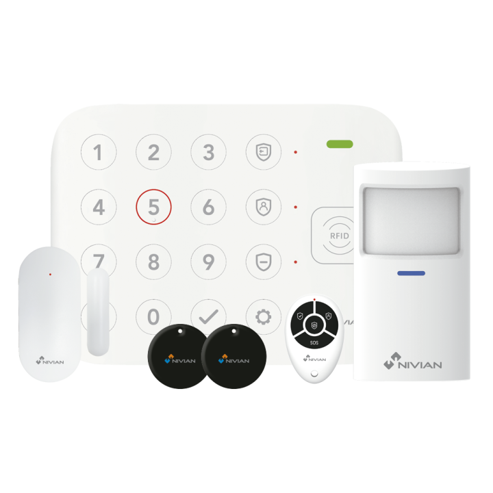 NIVIAN RETAIL NVS-KEYPADALARM-W balta tastatūra