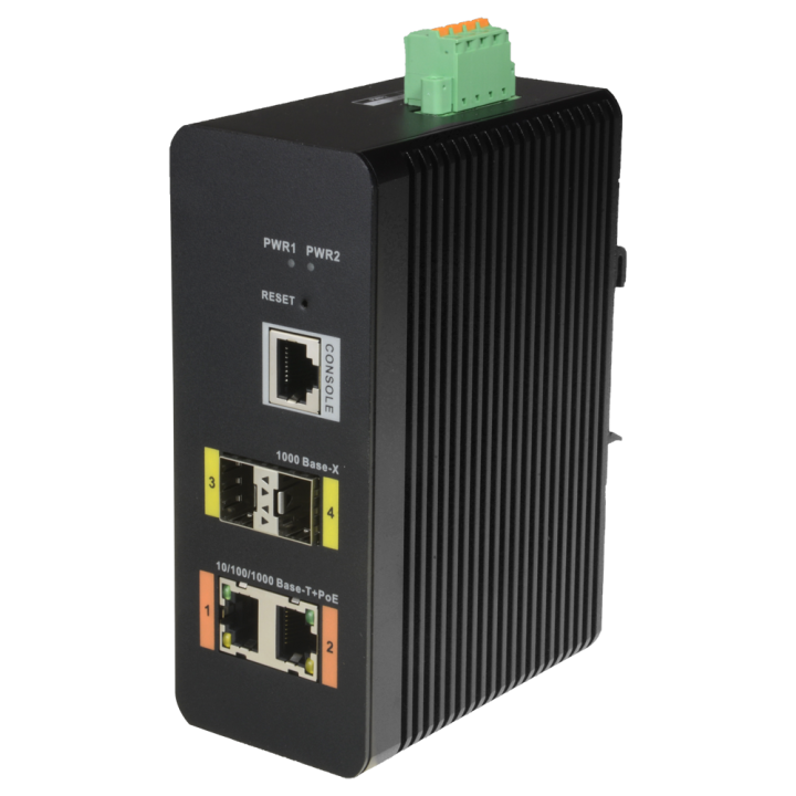 X-SECURITY XS-SW04-MGF-DIN 4 portu Gigabit pārvaldīts slēdzis
