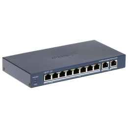 Hikvision DS-3E0310HP-E(C) 8-портовый PoE коммутатор 120W