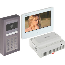 Hikvision DS-KIS704EY-ACW2/Aluminum 2-vadu domofons