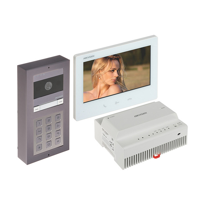 Hikvision DS-KIS704EY-ACW2/Aluminum 2-vadu domofons