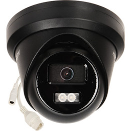 Hikvision DS-2CD2383G2-LI2U(2.8mm)(BLACK) 8MP AcuSense Smart Hybrid Light fiksēta torņa IP kamera ar IP67