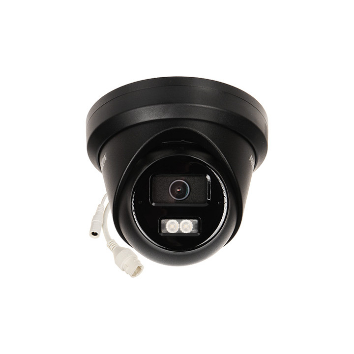 Hikvision DS-2CD2383G2-LI2U(2.8mm)(BLACK) 8MP AcuSense Smart Hybrid Light fiksēta torņa IP kamera ar IP67