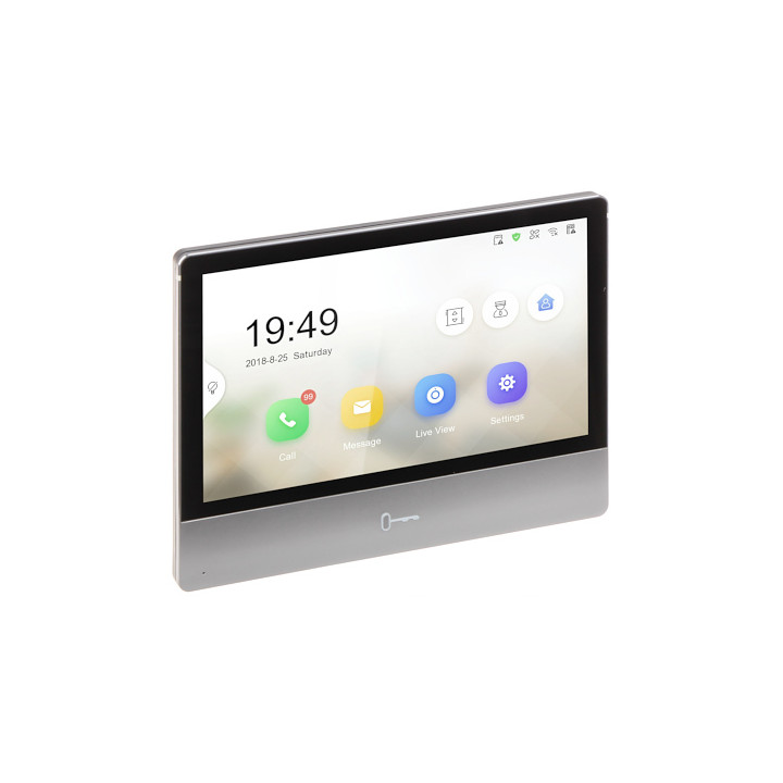 Hikvision DS-KH8350-WTE1/EU 7" viedais sienas panelis ar Wi-Fi un PoE