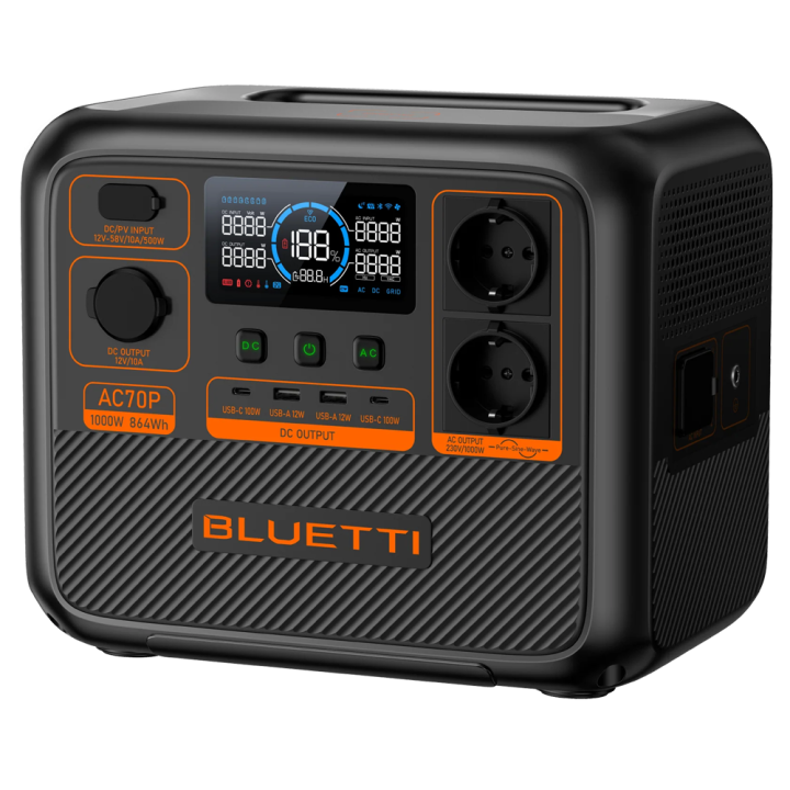 BLUETTI BL-AC70P Портативная зарядная станция 1000 мАч