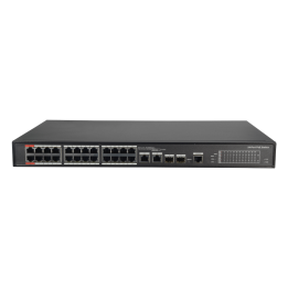X-SECURITY XS-SW2824HIPOE-MC-240 24 portu PoE+ slēdzis 240W