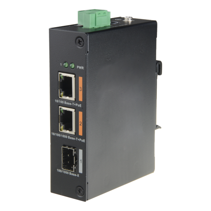 X-SECURITY XS-SW0302HIPOE-G60DIN 5-портовый PoE+ коммутатор