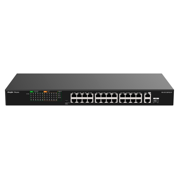 REYEE RG-ES126FGS-P 21-портовый гигабитный PoE+ коммутатор