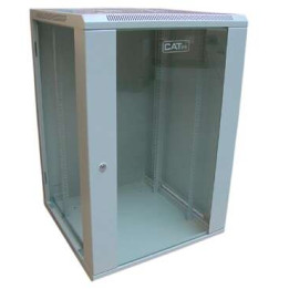 Настенный сетевой шкаф CATlink CL-W19-18U-450, 19", 18U, 600x450mm RAL7035