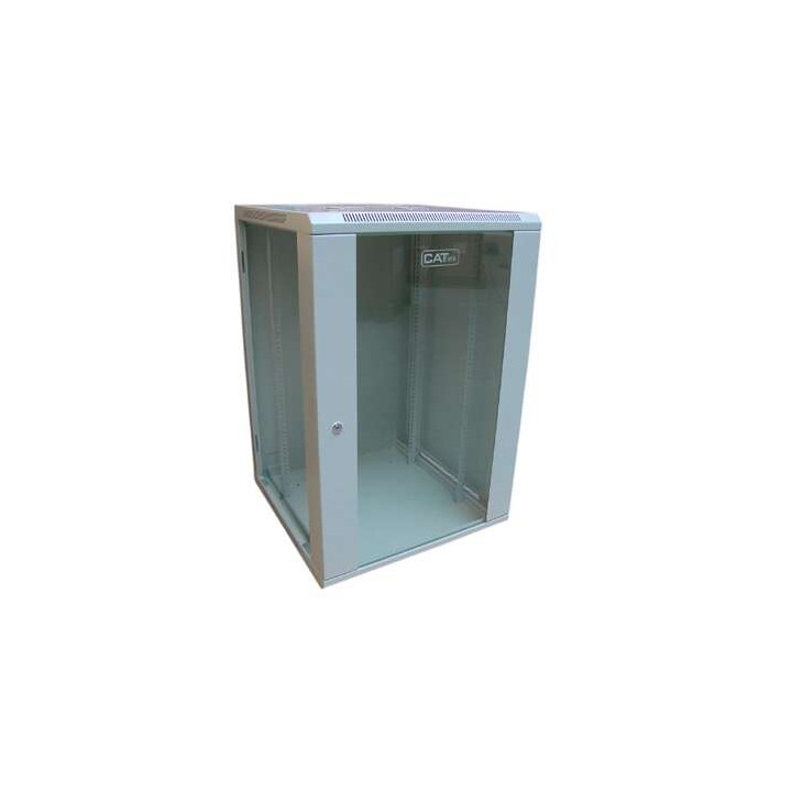 Настенный сетевой шкаф CATlink CL-W19-18U-450, 19", 18U, 600x450mm RAL7035